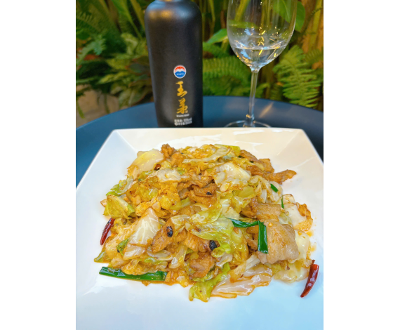 Bắp Cải Xào Thịt Ba Rọi