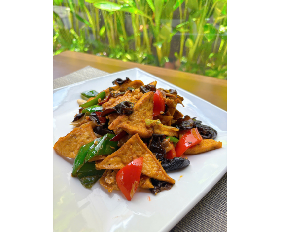 Đậu Hủ Chiên Xào Rau Củ