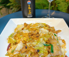 Bắp Cải Xào Thịt Ba Rọi