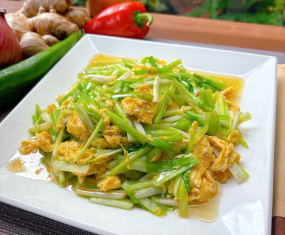 Hẹ Vàng Xào Trứng