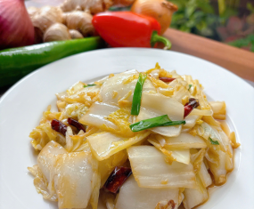 Cải Thảo Xào Chua Cay