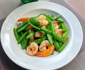 Đậu Hà Lan Xào Tôm
